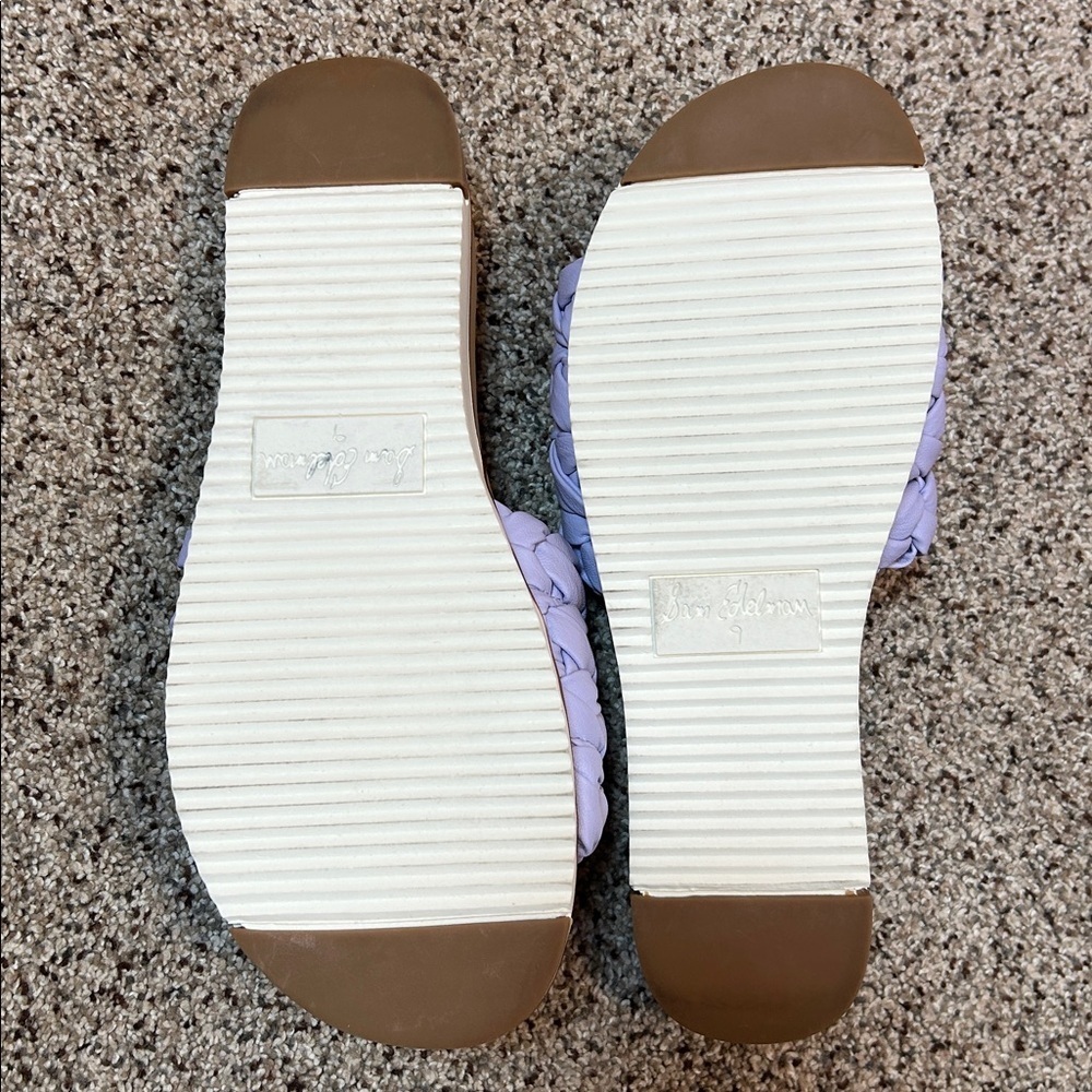 Sam Edelman Ainslie Slide Sandals Misty Lilac Purple Size 9 - Picture 6 of 12